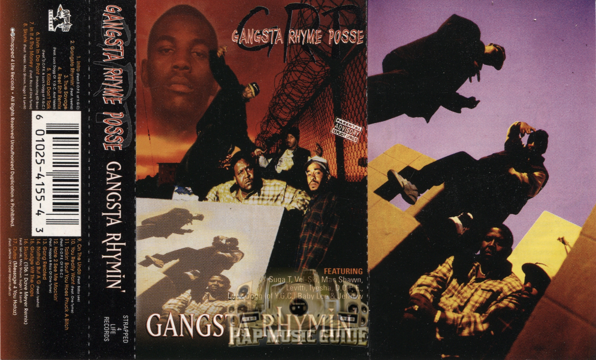 Gangsta Rhyme Posse - Gangsta Rhymin': Cassette Tape | Rap Music Guide